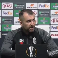 El entrenador del Granada y una respuesta que explica lo que es el liderazgo en 77": alucinante...