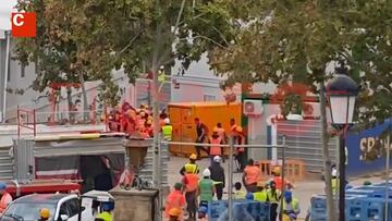 Shocking footage: brutal brawl erupts among workers at Spotify Camp Nou