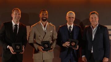 Rio Ferdinand, Petr Cech, and Tony Adams joined Sir Alex Ferguson and Arsene Wenger in the Permier League HOF in an induction ceremony on Wednesday.