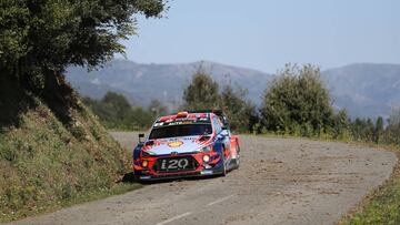 Dani Sordo es cuarto en Córcega y el mejor de los Hyundai