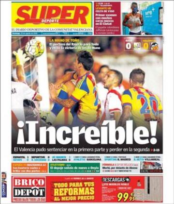 Portadas de la prensa deportiva