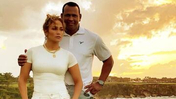 A-Rod y Jennifer Lopez vía Instagram.