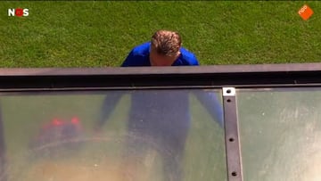 La reacción de Van Gaal al 'pillar' al culé De Jong viendo el GP: ojo a lo que piensa de la F-1