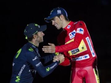 Alberto Contador y Alejandro Valverde 