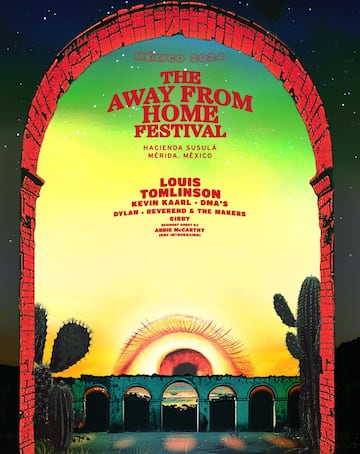 The Away From Home Festival cartel completo.