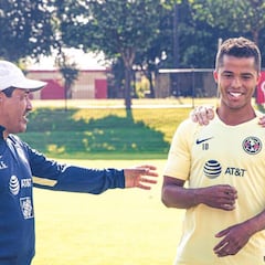 El breve mensaje de Giovani Dos Santos durante comida del América
