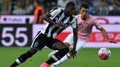 Duv&aacute;n Zapata ha marcado seis goles con la camiseta del Udinese.