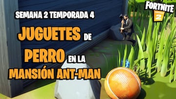 ¿Dónde están los juguetes de perro en la mansión de Ant-Man de Fortnite temporada 4?