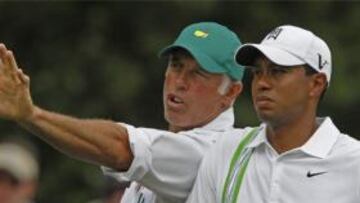 <b>Tiger Woods y Steve Williams</b>.