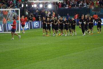 El FC Barcelona realizó su última práctica antes de El Clásico ante el Real Madrid, en el Hard Rock Stadium de Miami.