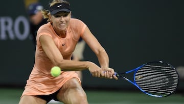 Sharapova stunned at Indian Wells, Bouchard exits