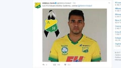 Muere el defensor del Huila Eduard Gutiérrez en accidente