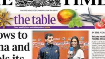 <b>EN PORTADA. </b>Iker y Carbonero.