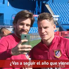 Gameiro confirma a un seguidor que se queda en el Atlético