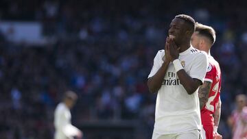 Vinicius, en el Real Madrid-Girona.
