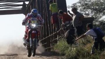 Jeremías Israel llegó en el noveno puesto de la dura segunda etapa del Rally.