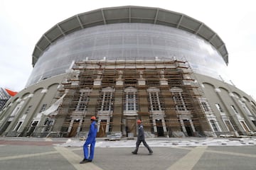 Egipto-Uruguay para estrenar el bizarro Ekaterimburgo Arena