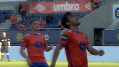 ¡Por arriba del arco!: el penal que falló Niklas Castro en Noruega