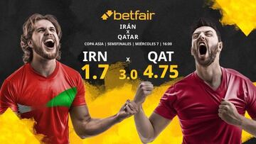 Irán vs. Catar: horario, TV, estadísticas, cuadro y pronósticos