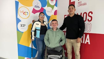 Lesly Osorio y Neyder Parra celebran sus medallas en Juegos Invictus