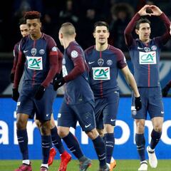 Di María hizo de Neymar en el Clásico de Francia