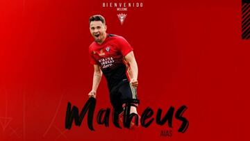 Matheus seguirá defendiendo la camiseta del Mirandés