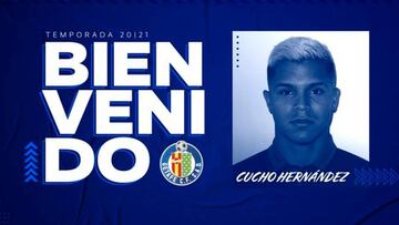 Cucho Hernández llega cedido al Getafe