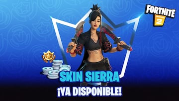 Club de Fortnite noviembre 2021: skin Sierra y sus objetos ya disponibles