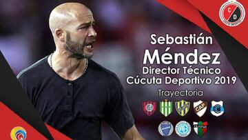 Sebastián Méndez es el nuevo técnico del Cúcuta