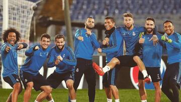 Jesé comparte una foto del entreno: relax y buen rollo