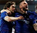 Marcos Alonso y Kepa salvan al Chelsea ante un buen Slavia