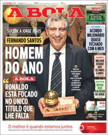 Portadas de la prensa mundial