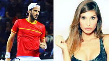 Img芍genes del tenista Feliciano L車pez y de la modelo y actriz canaria Elena Valencia.