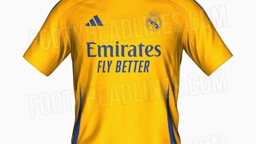 El amarillo, opción para la segunda equipación del Real Madrid 2024-25