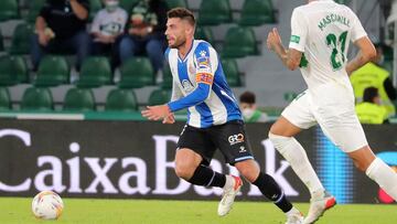 David L&oacute;pez, jugador del Espanyol.