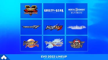 EVO 2022: confirmados los 9 juegos que lucharán en Las Vegas; hay novedades