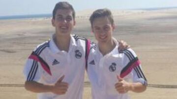 Los jugadores del Madrid se relajaron en el desierto de Qatar.