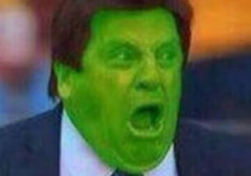 Tras el despido de la Seleción Mexicana, en redes sociales la afición ya le busca nuevo trabajo a Miguel Herrera. Unos lo ponen como doble de Hulk.