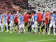 01/02/26 PARTIDO PRIMERA DIVISION JORNADA 22
ATHLETIC BILBAO - REAL SOCIEDAD
FORMACION EQUIPO SALUDO FAIR PLAY
