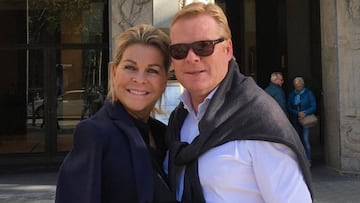 Bartina y Ronald Koeman.