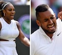 Serena, Fognini y Kyrgios, multados por Wimbledon