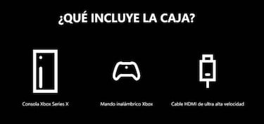 Xbox Series X|S: todo lo que se incluirá en la caja de la consola