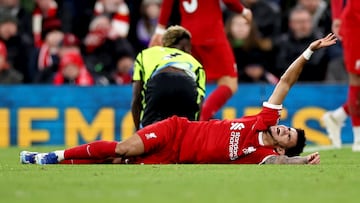 Luis Díaz, entre lágrimas tras salir del Liverpool - Arsenal