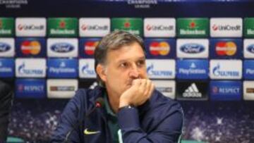 Tata Martino, en rueda de prensa.