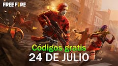 Free Fire | Códigos de hoy 24 de julio de 2022; recompensas gratis