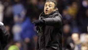 Luis Enrique: "Messi nunca ha bajado, su nivel es el de crack"