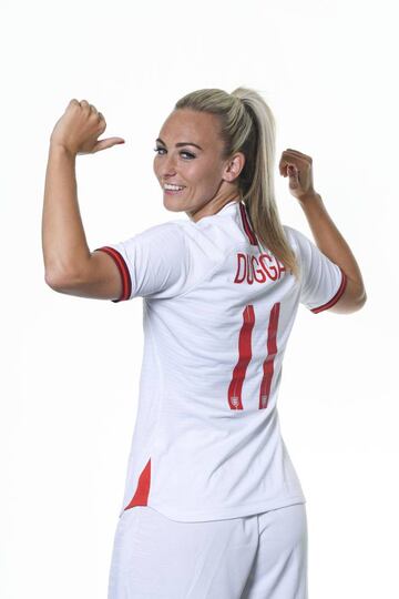 Toni Duggan, jugadora de Inglaterra y del Barcelona.