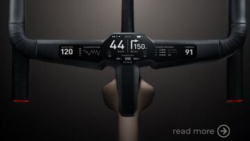 Manillar con ciclocomputador integrado de Flite Bike.