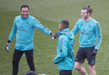 Keylor Navas y Gareth Bale. 