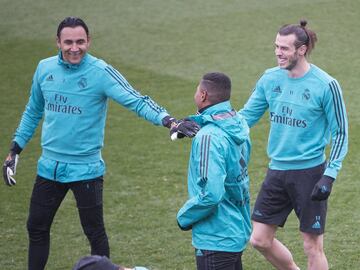 Keylor Navas y Gareth Bale. 